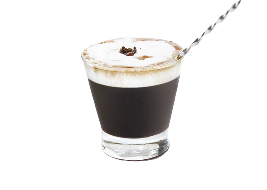 Caffè Amaretto in a glass